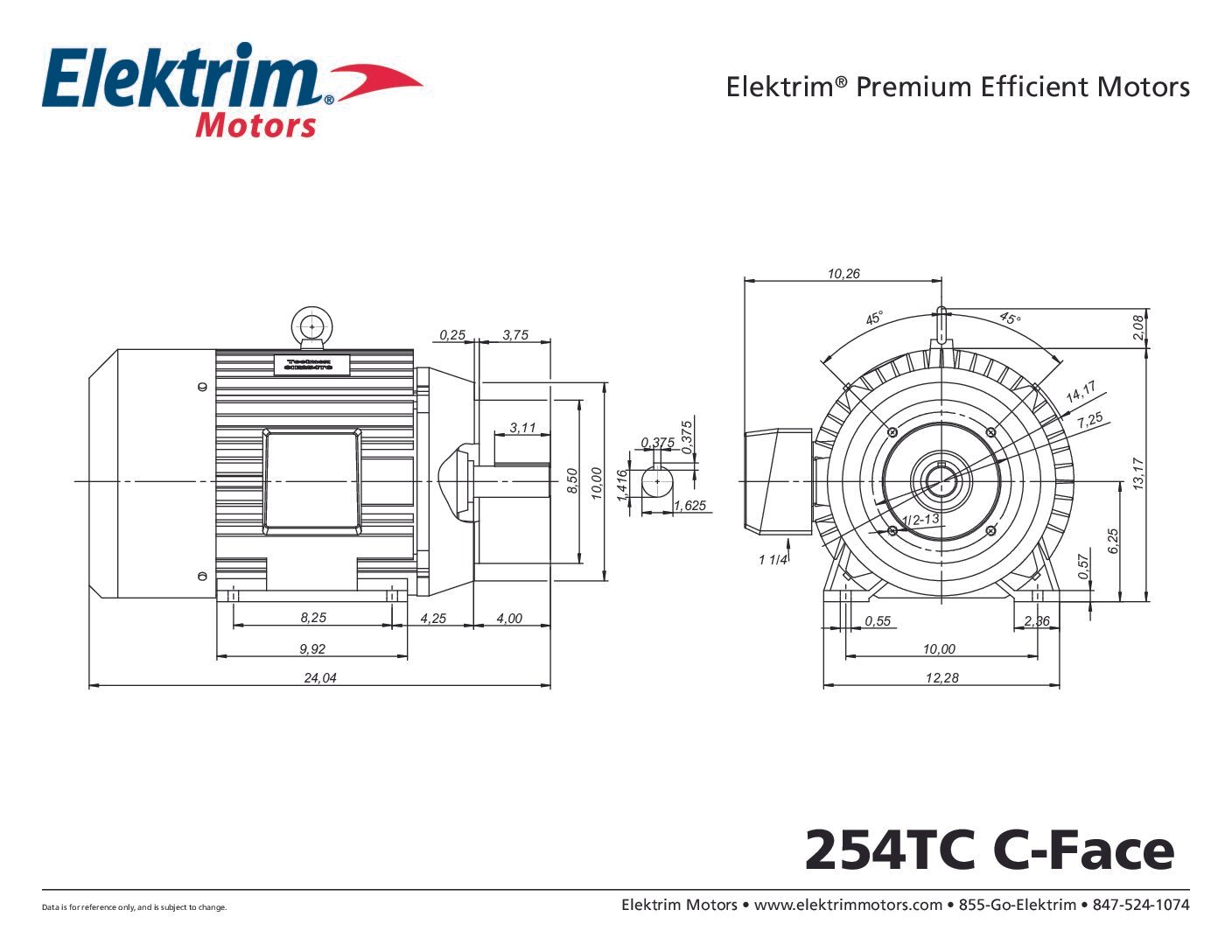 20NCM-3-15-18 ELEKTRIM 15HP 1775 RPM FR# 254TC